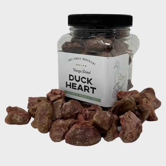 Duck Hearts Freeze Dried