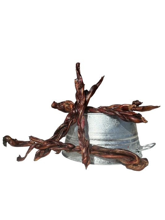 Large Braided Bully Stick