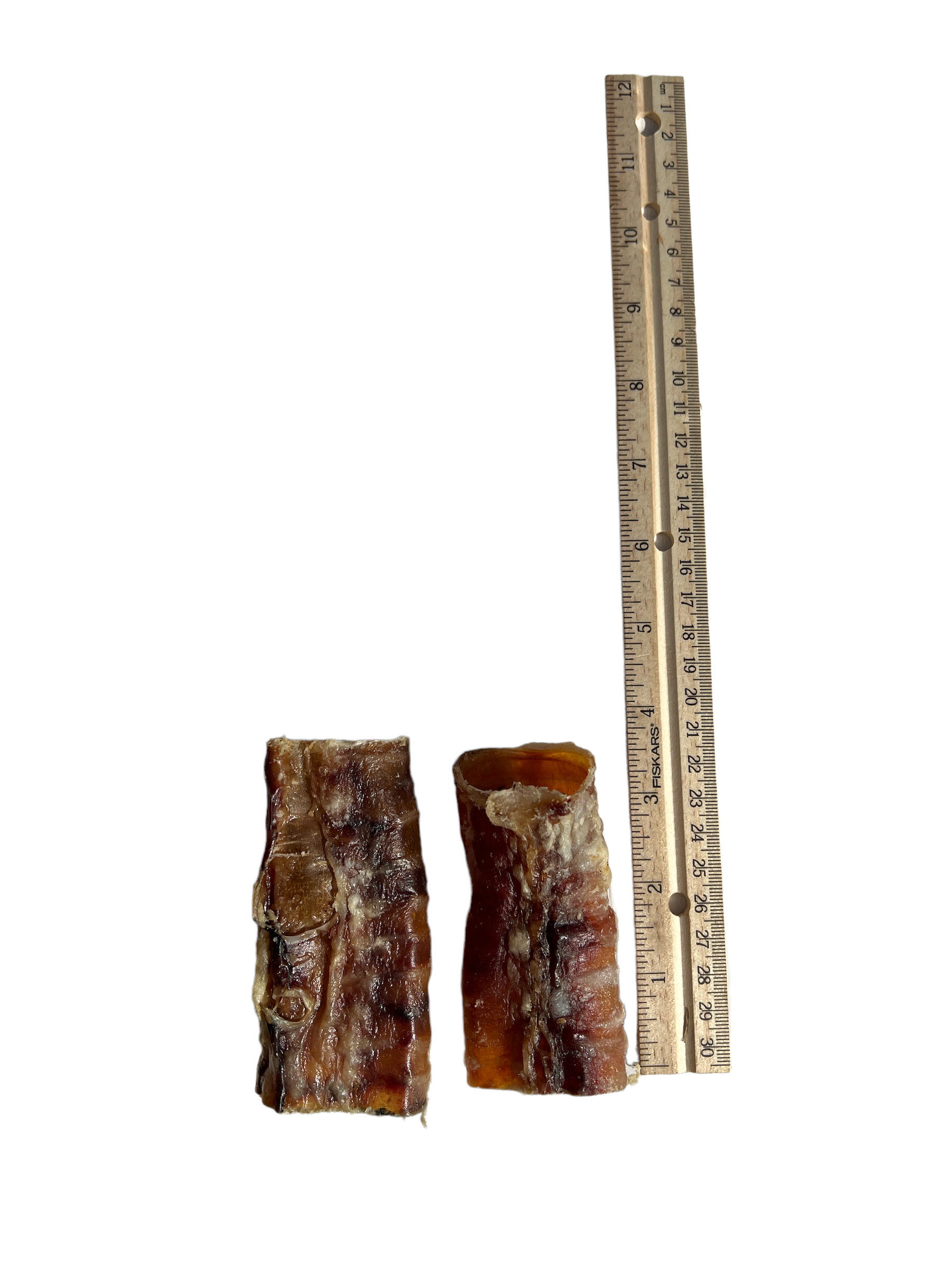 Dehydrated pieces, 3-4 inch, Beef trachea for dogs