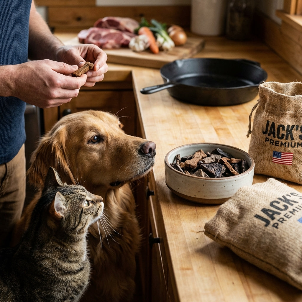 Illustration for Best Sustainable Meat Dog Treats for Health-Conscious Pet Owners