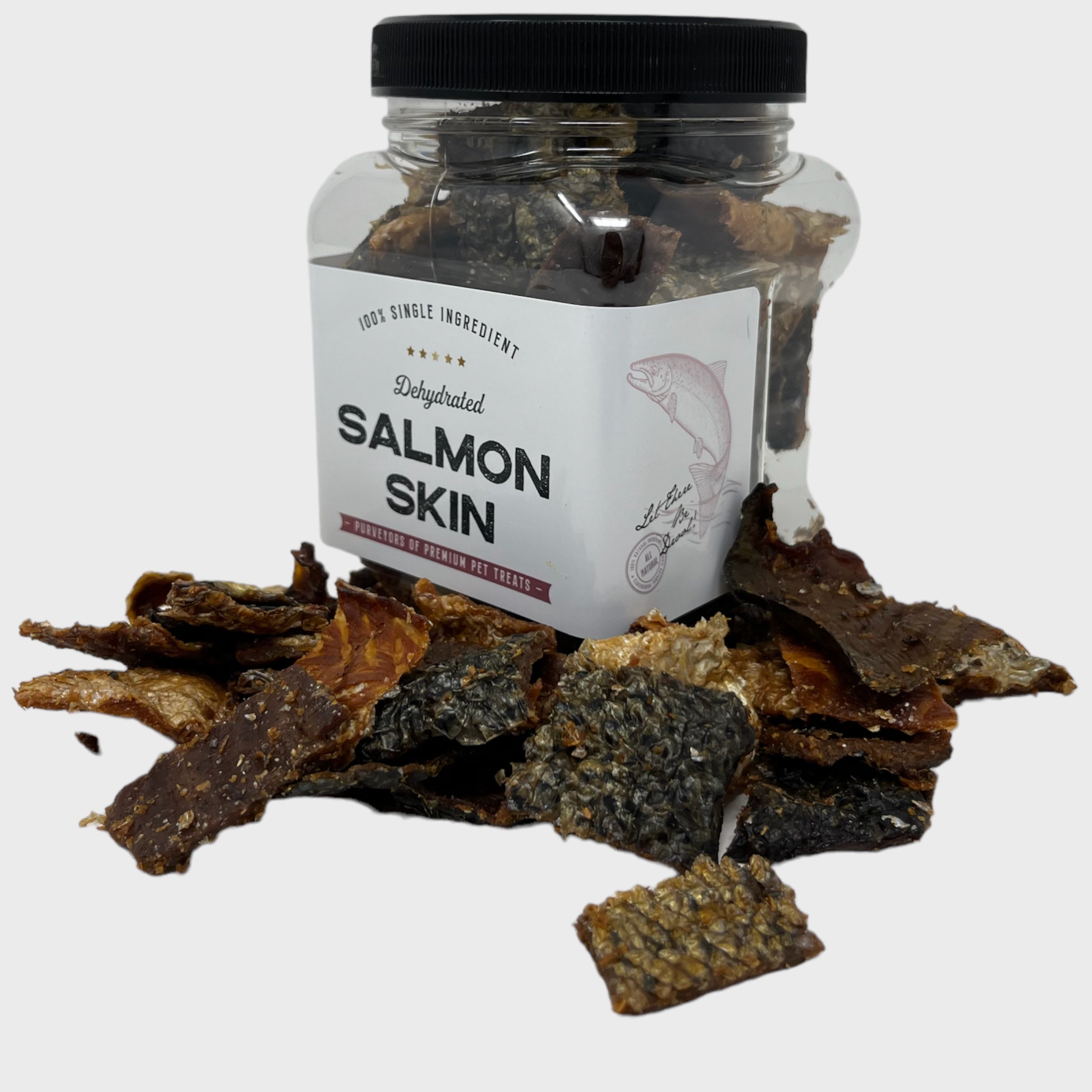 Salmon skin dog discount treats